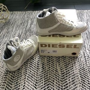 Diesel Deep White mid-tops Men’s 9.5M